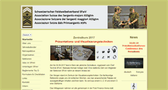 Desktop Screenshot of feldweibel.ch